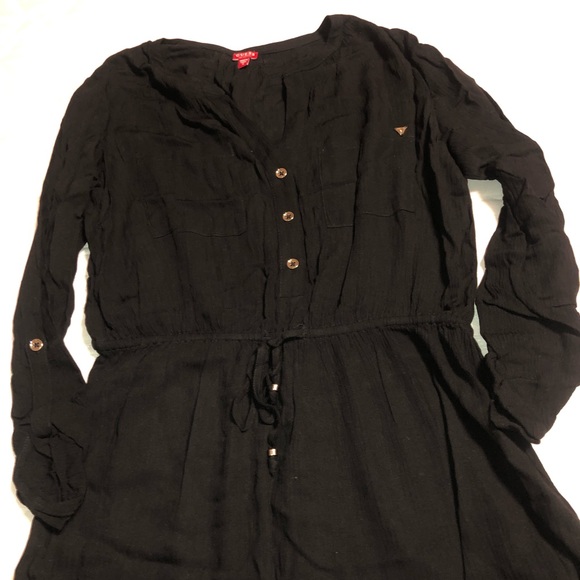 Black Guess long top - Picture 1 of 2